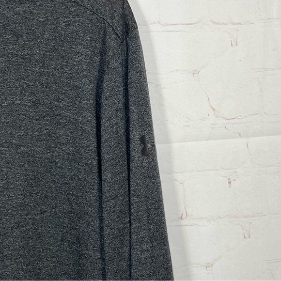 Under Armour Threadborne 1/4 Pullover Shirt Mens 2XL Black HeatGear Athletic - Picture 6 of 9